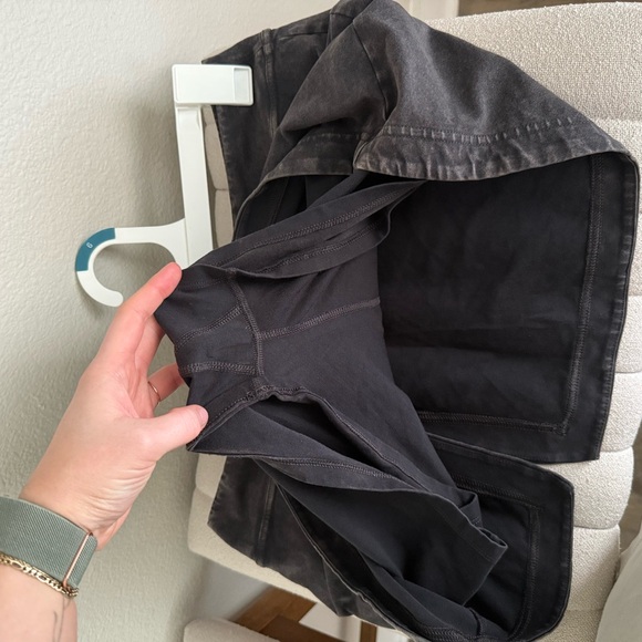 Free People Black Athletic Skort with Logo - Picture 8 of 8